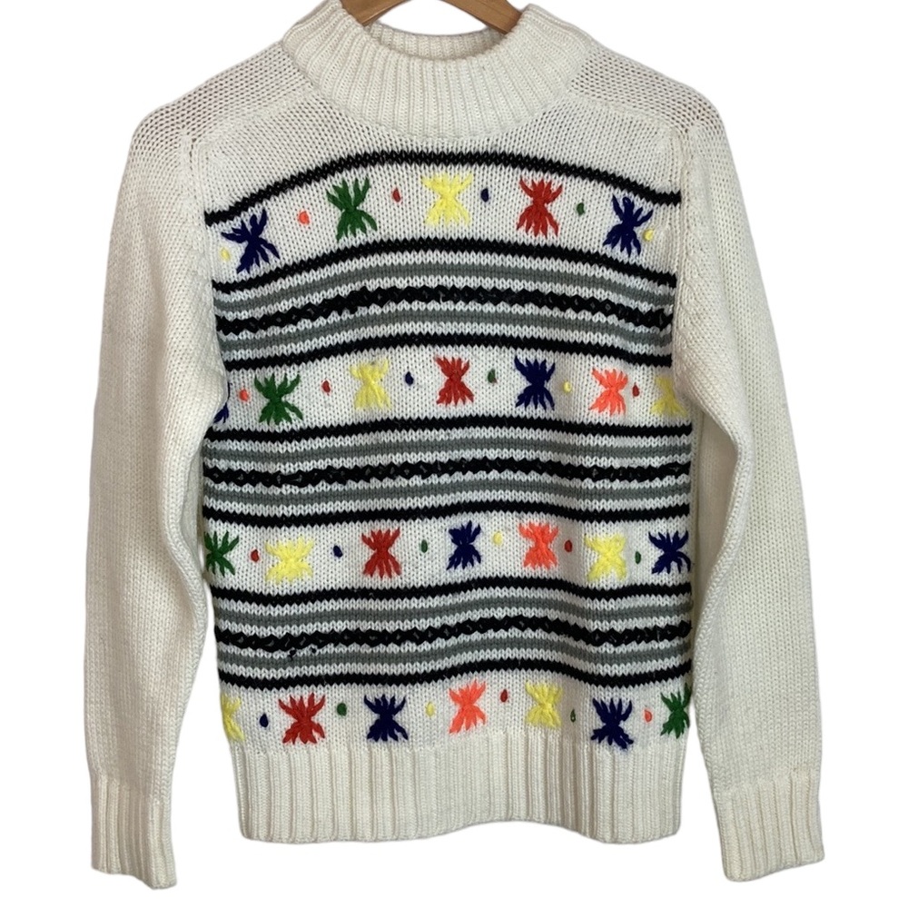 Vintage McGregor Cream Embroidered Sweater